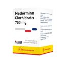 Metformina Clorhidrato 750mg 30 Comprimidos de Liberación Prolongada