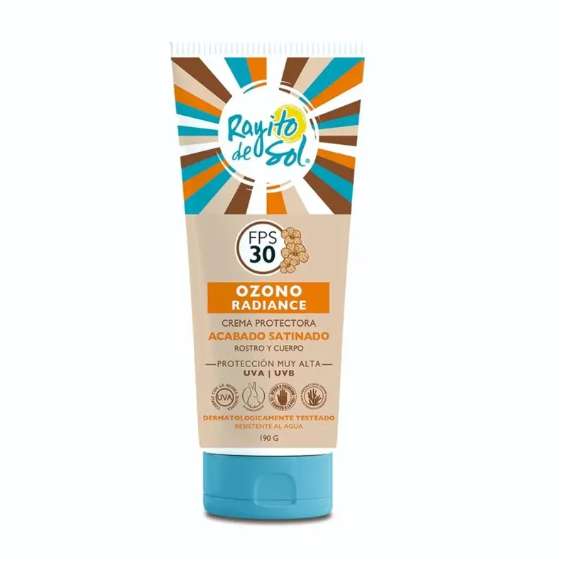 Rayito del Sol Ozono Radiance FPS 30 Acabado Satinado 190 g