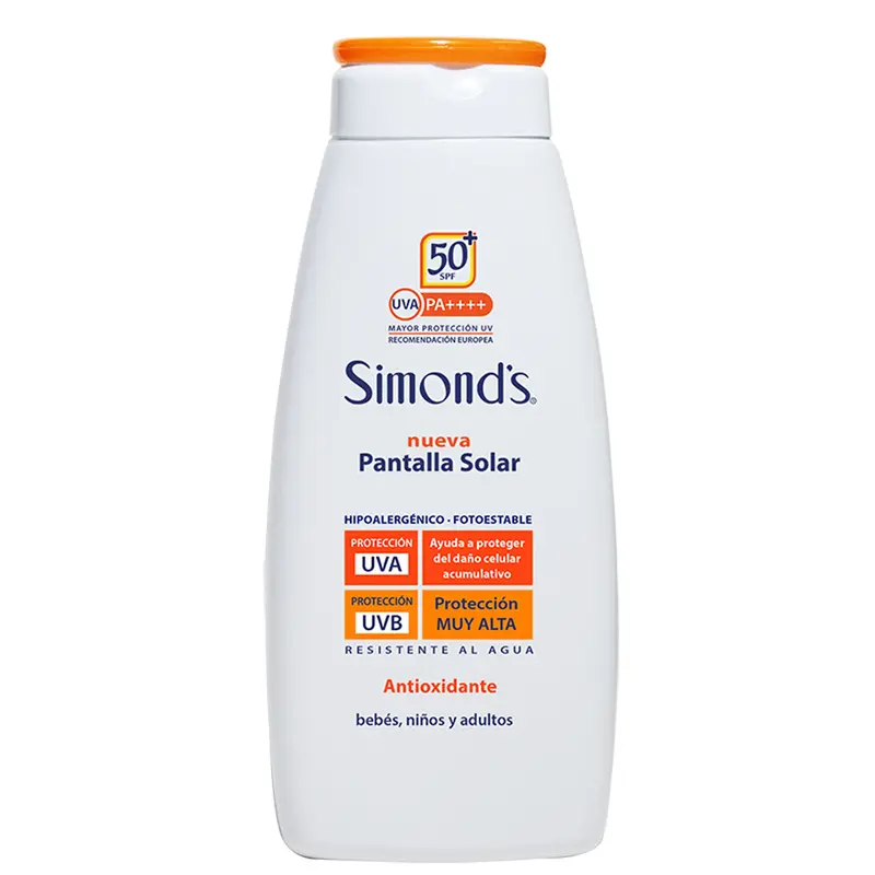 Simond's Pantalla Solar FPS 50+ 200 ml - Hipoalergénico