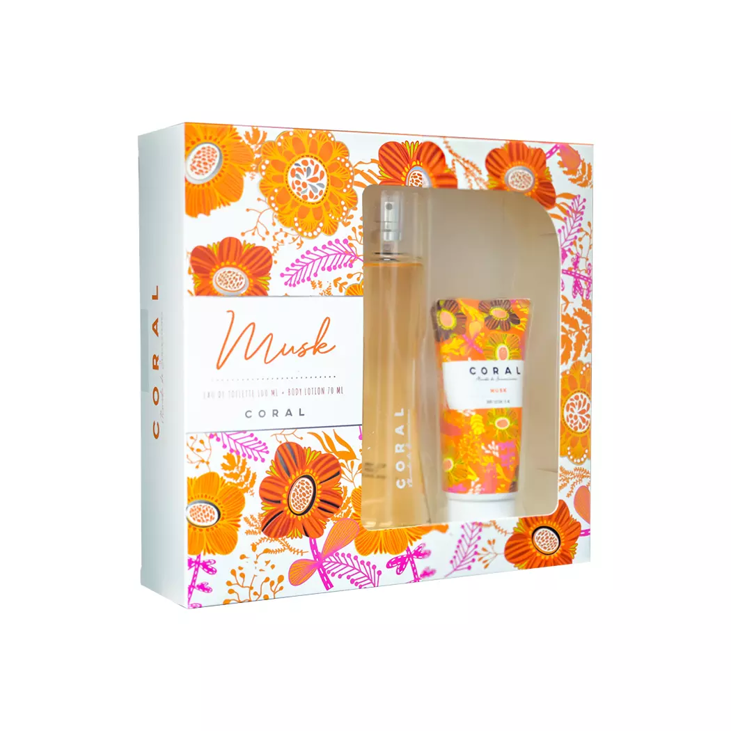 Coral Musk Eau de Toilette 100 ml + Crema Corporal 70 ml