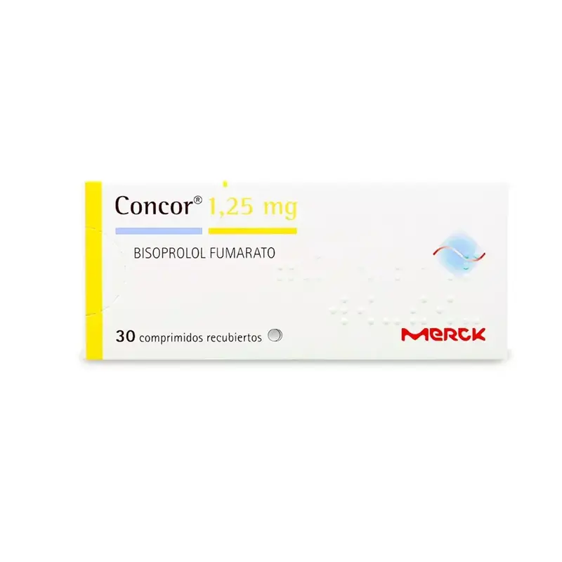 Concor 1,25 mg x 30 Comprimidos Recubiertos - Bisoprolol