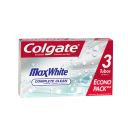 Pack pasta dentífrica colgate max white 75ml c/u