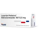 Losartan potásico/Hidroclorotiazida 50mg/12,5mg 30 Comprimidos Recubiertos