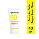 Garnier Super UV SPF 50+ Anti Manchas Toque Seco Color Claro 40 g