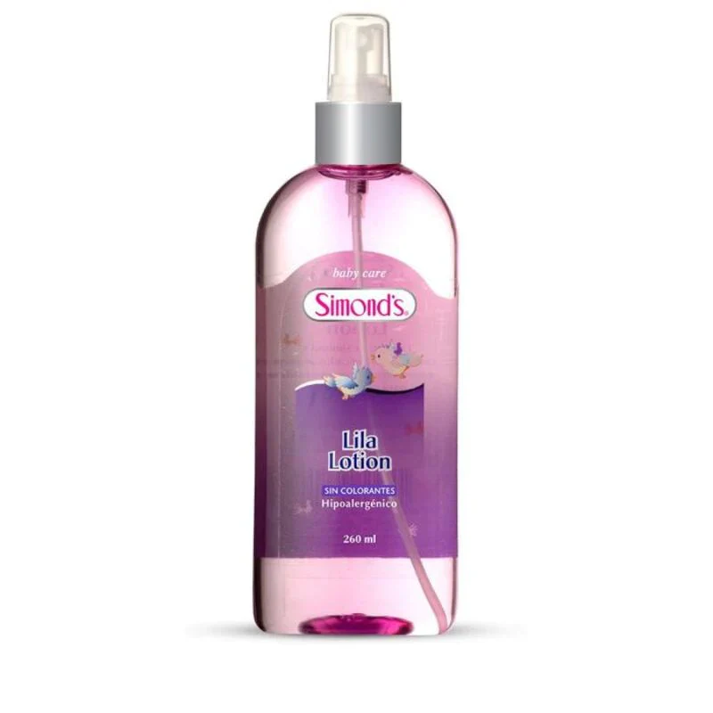 Simond's Lila Lotion 260 ml - Colonia Hipoalergénica para Bebés