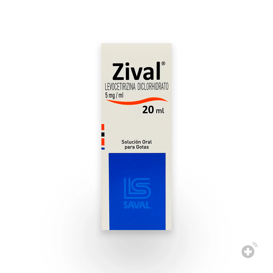 Zival 5 mg/ml Gotas Orales 20 ml - Levocetirizina