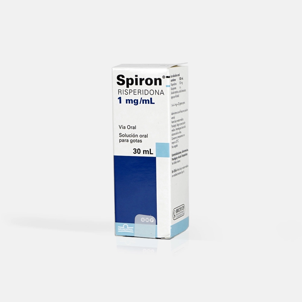 Spiron Risperidona 1 mg/mL Gotas 30 mL