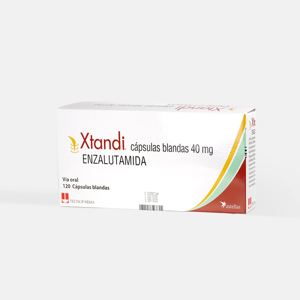 Xtandi 40 mg x 120 Cápsulas Blandas - Enzalutamida