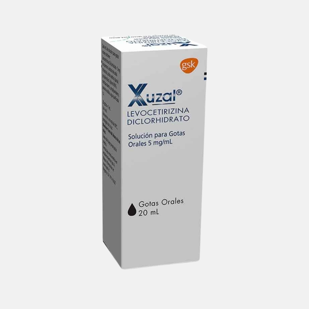 Xuzal 5 mg/mL x 20 mL Gotas - Levocetirizina