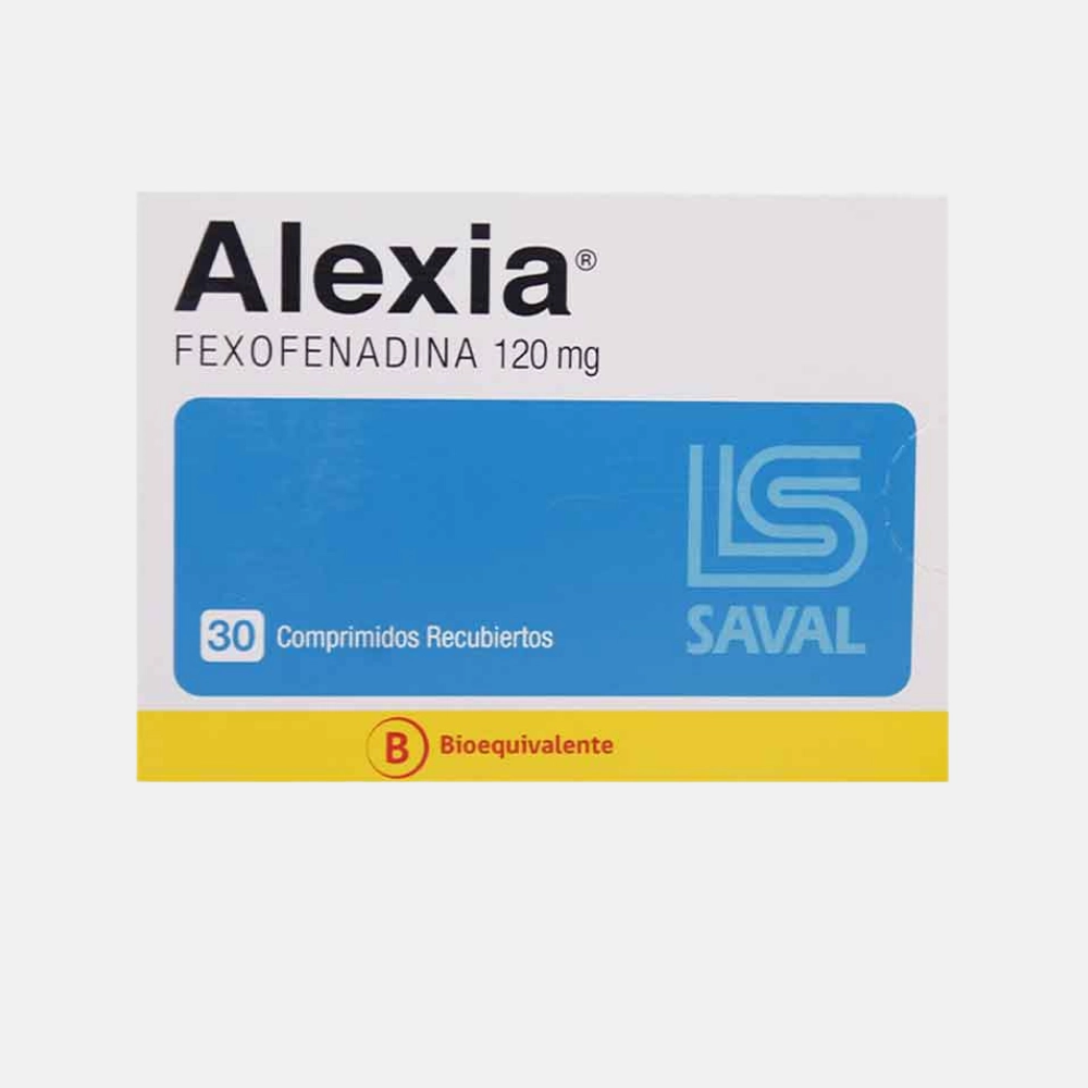 Alexia 120 mg x 30 Comprimidos - Fexofenadina