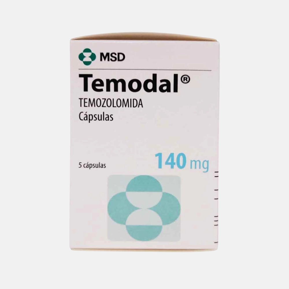 Temodal 140 mg x 5 Cápsulas - Temozolomida