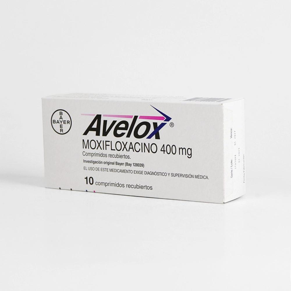 Avelox 400 mg x 10 Comprimidos - Moxifloxacino