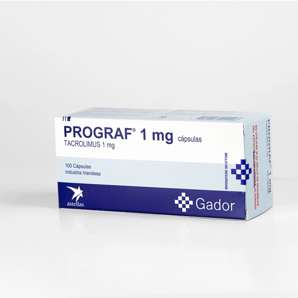 Prograf Tacrolimus 1 mg 100 Cápsulas