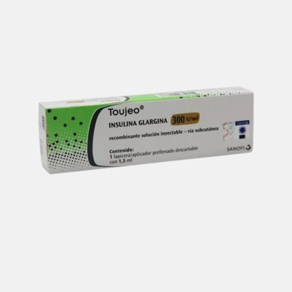 Toujeo 300 UI/mL Solución Inyectable 1.5 mL - Insulina Glargina