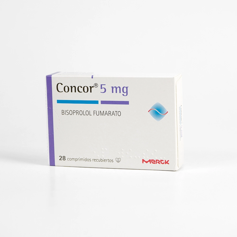Concor Bisoprolol 5 mg x 28 Comprimidos Recubiertos - Bisoprolol