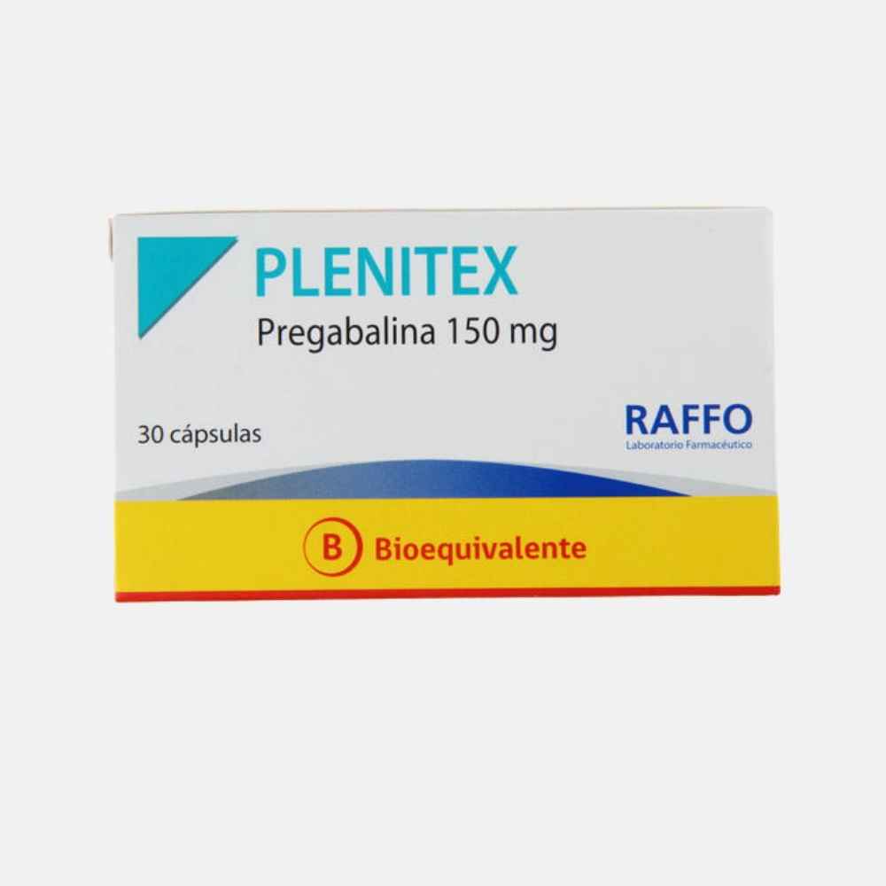 Plenitex 150 mg x 30 Cápsulas - Pregabalina