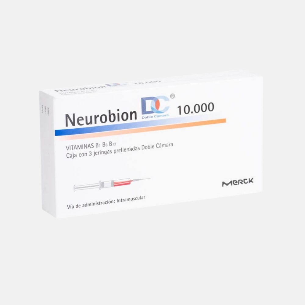 Neurobión DC 10000 3 Jeringas - Vitaminas B1 B6 B12