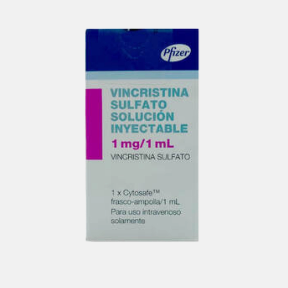 Vincristina Sulfato 1 mg/ml Inyectable 1 Ampolla - Pfizer