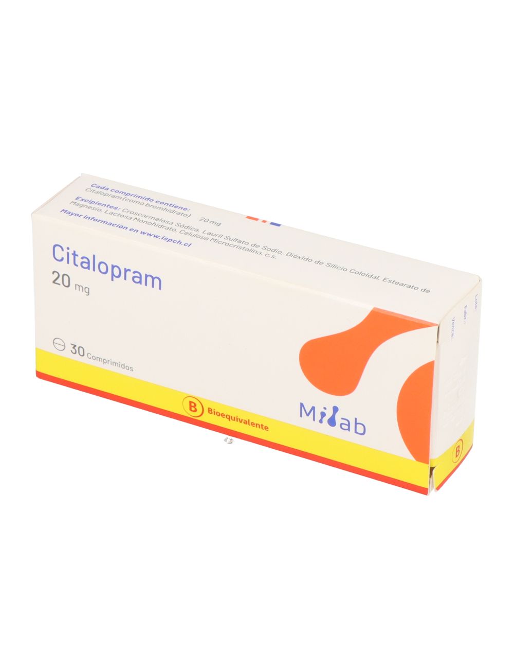 Citalopram 20 mg x 30 Comprimidos - Mylab