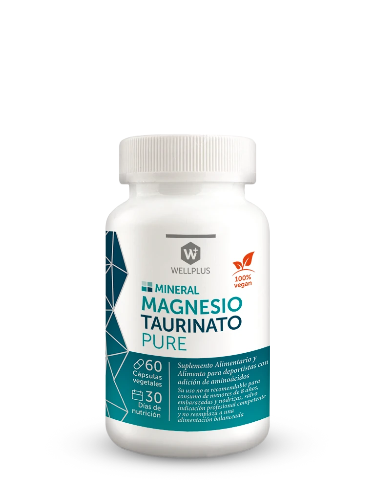 Wellplus Magnesio Taurinato Pure 60 Cápsulas
