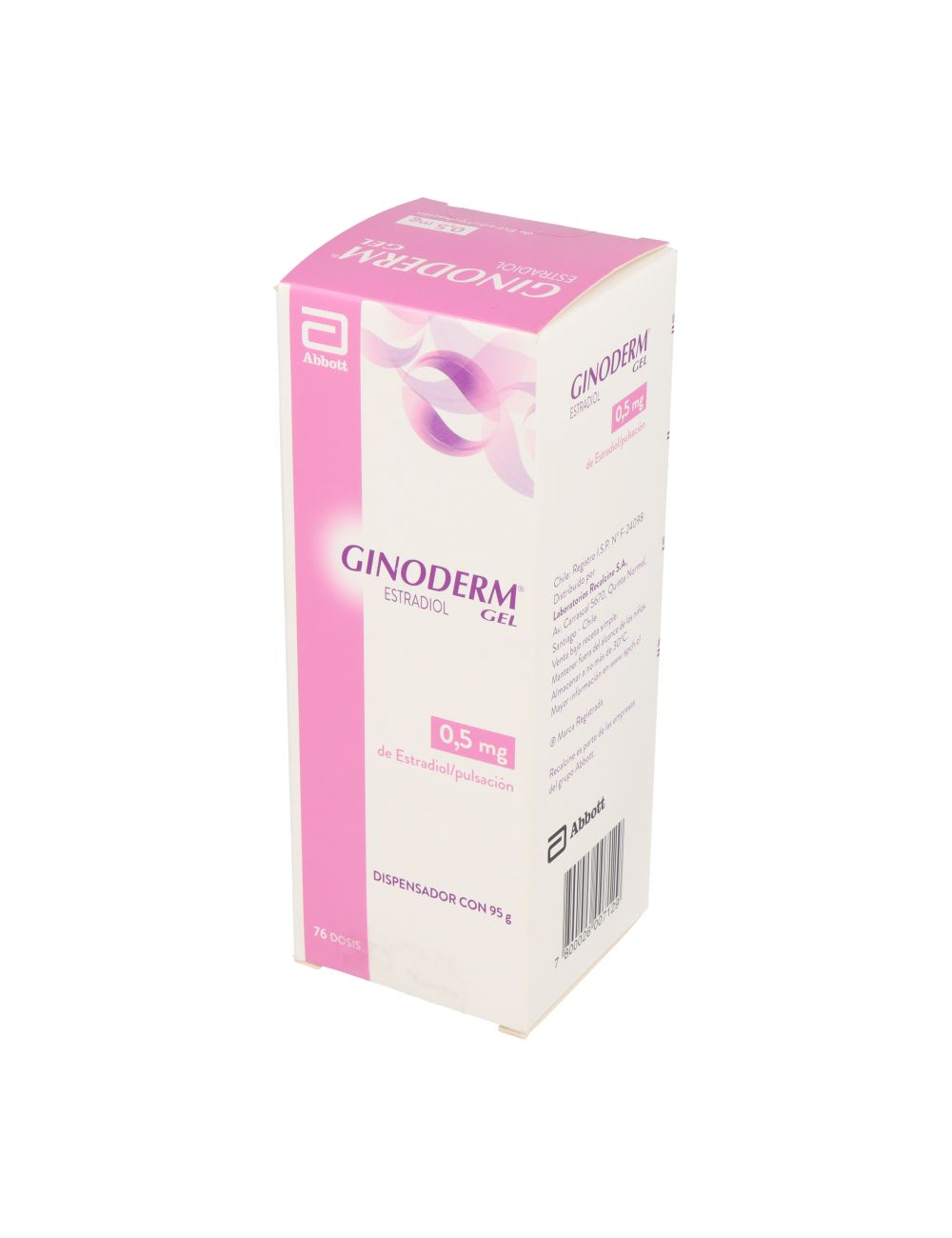 Ginoderm Estradiol 0.5 mg Gel Tópico 95 g 76 Dosis