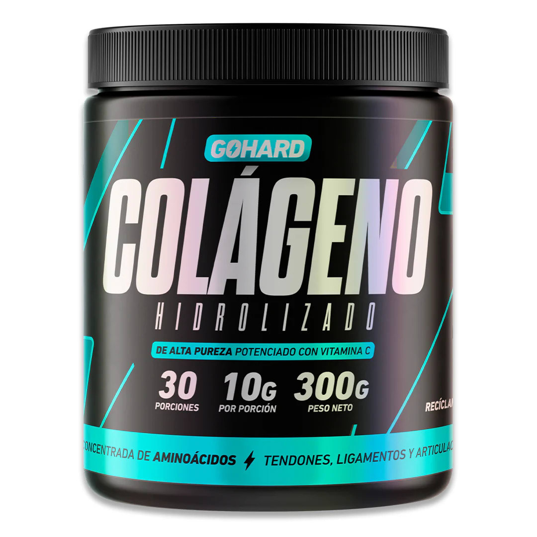 GoHard Colágeno Hidrolizado 300 g - con Vitamina C