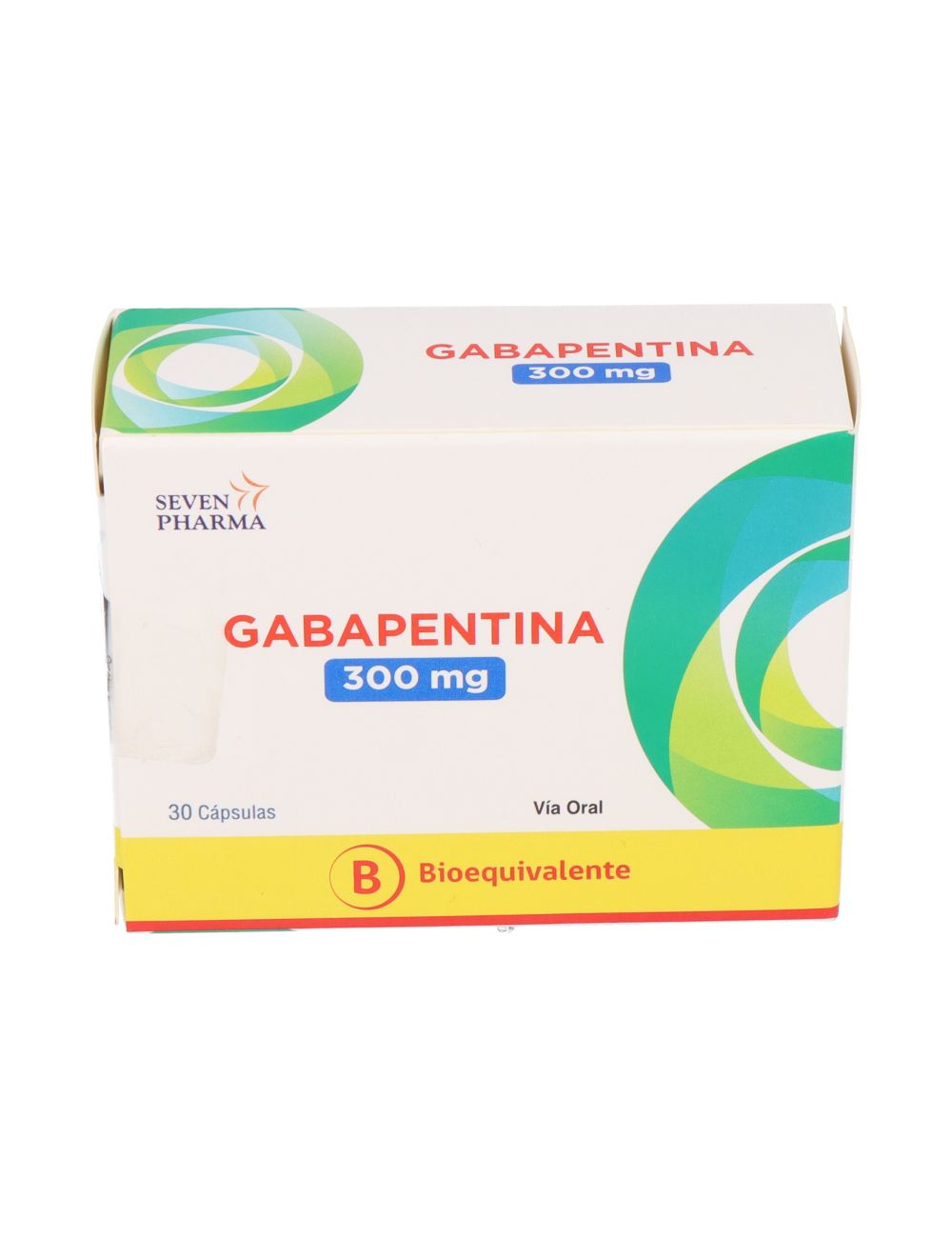 Gabapentina 300 mg x 30 Cápsulas - Seven Pharma Ley Cenabast