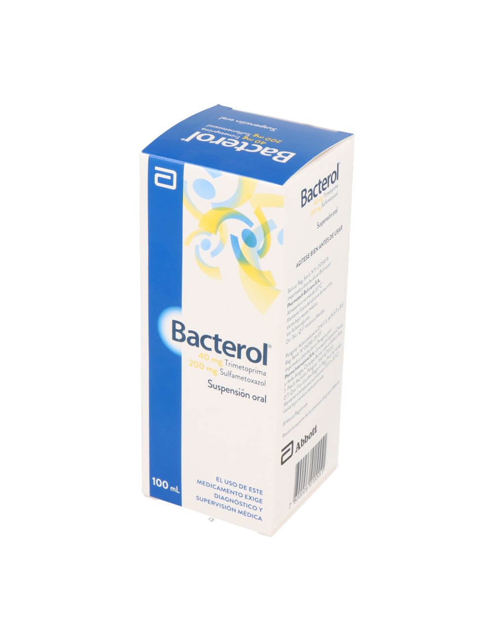 Bacterol 40 mg/200 mg Suspensión 100 mL - Trimetoprima y Sulfametoxazol