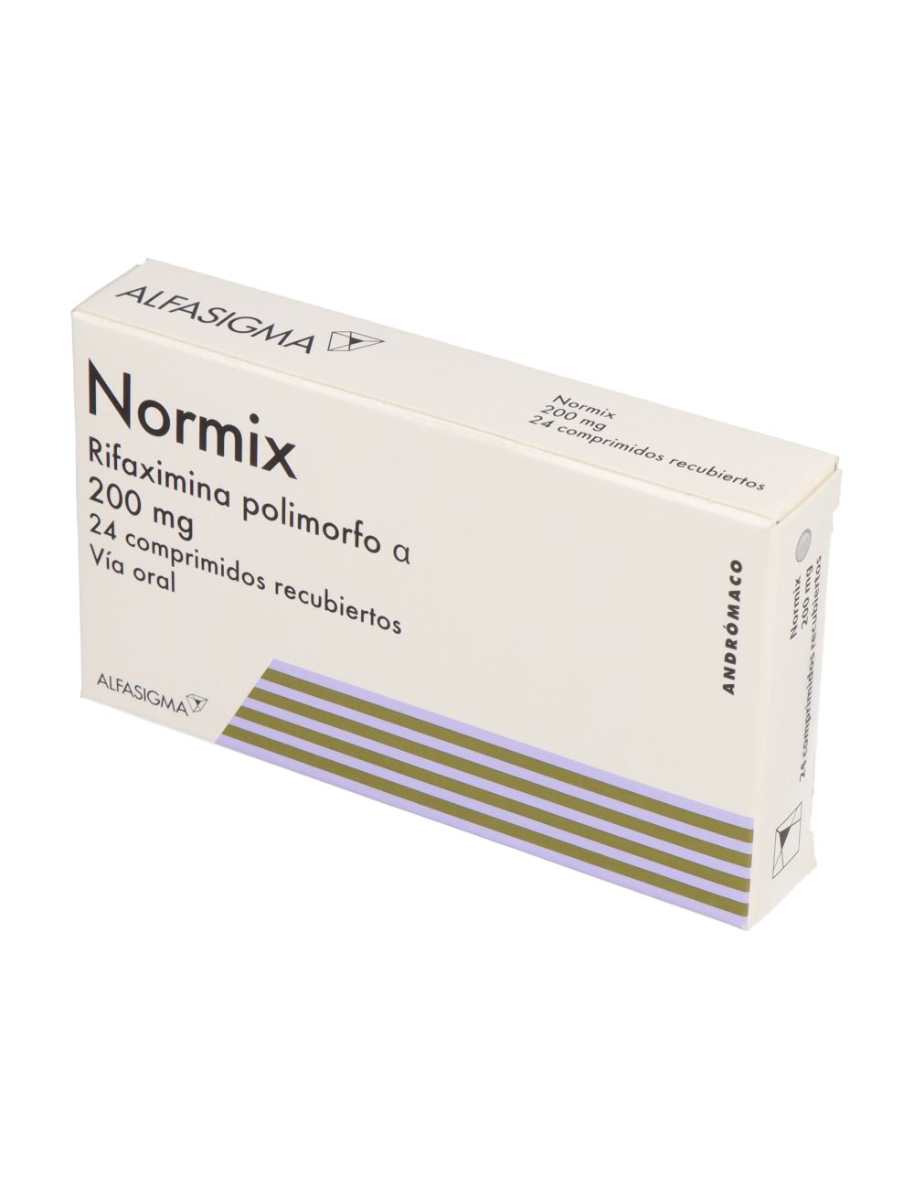Normix 200 mg x 24 Comprimidos Recubiertos - Rifaximina