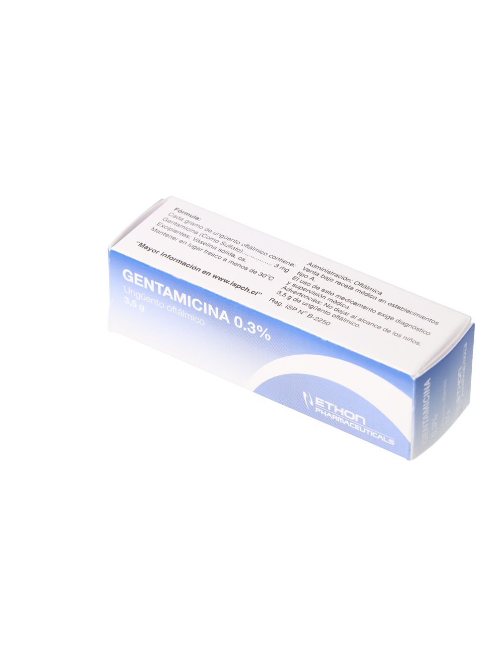Gentamicina 0.3% x 3.5 g Ungüento Oftálmico - Ethon Pharmaceuticals