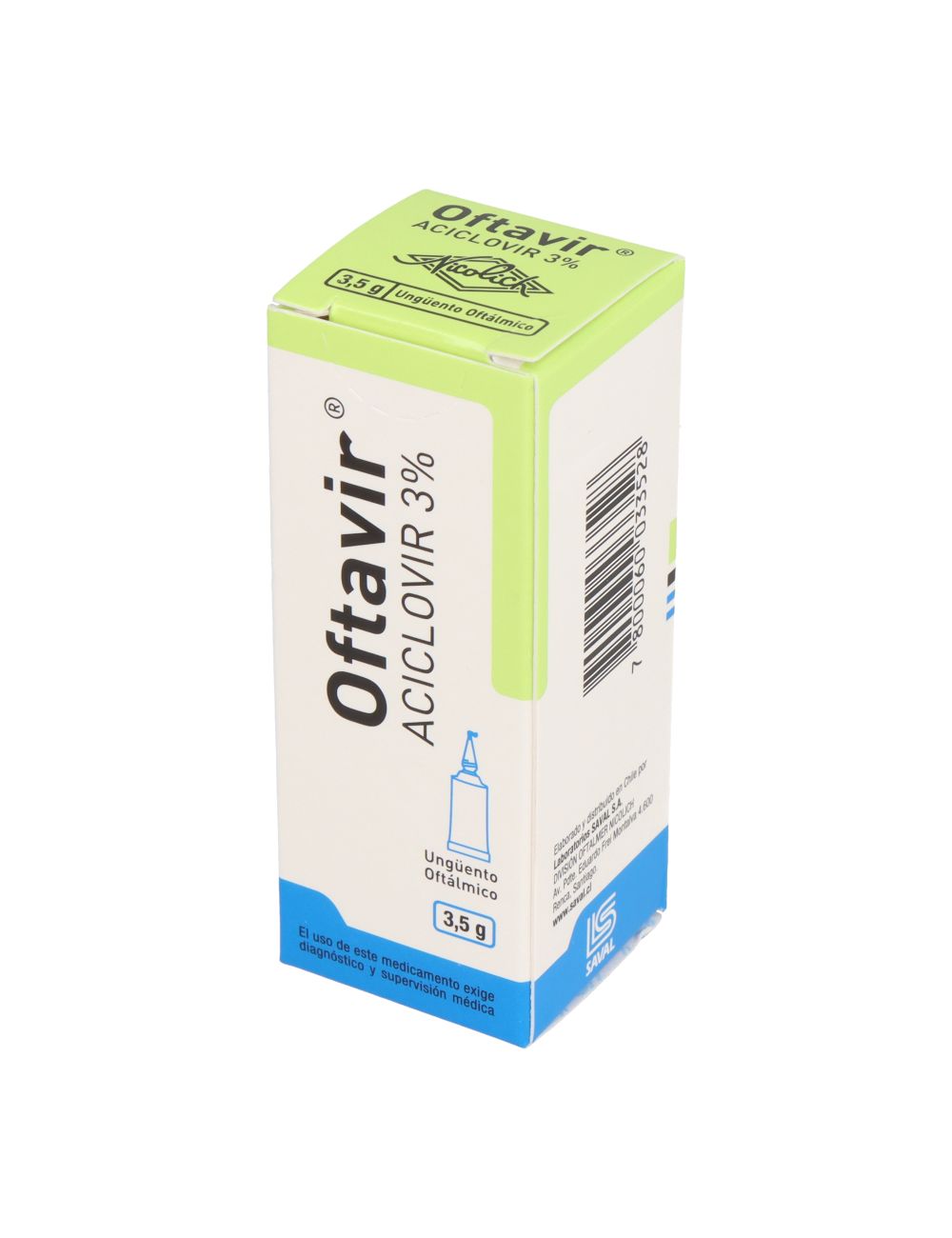 Oftavir Aciclovir 3% Ungüento Oftálmico x 3,5 g