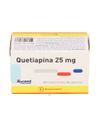 QUETIAPINA 25 MG 30 COMPRIMIDOS RECUBIERTOS BIOEQUIVALENTE LABORATORIO ASCEND CENABAST