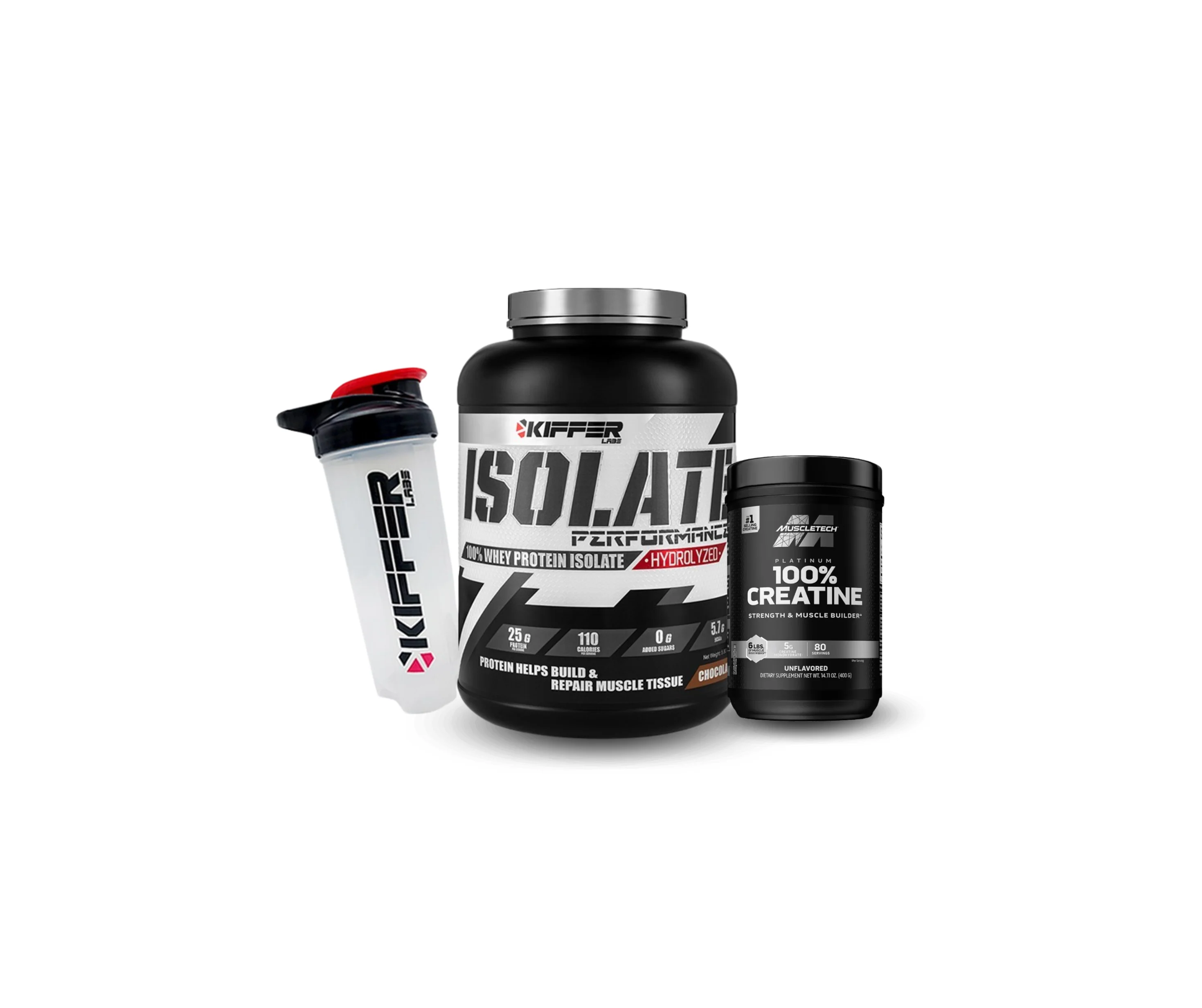 Sportika Pack Isolate Performance + Creatina Platinum + Shaker - Vainilla