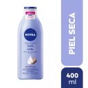 Nivea Crema Corporal Soft Milk 400 ml - Ácido Hialurónico y Karité