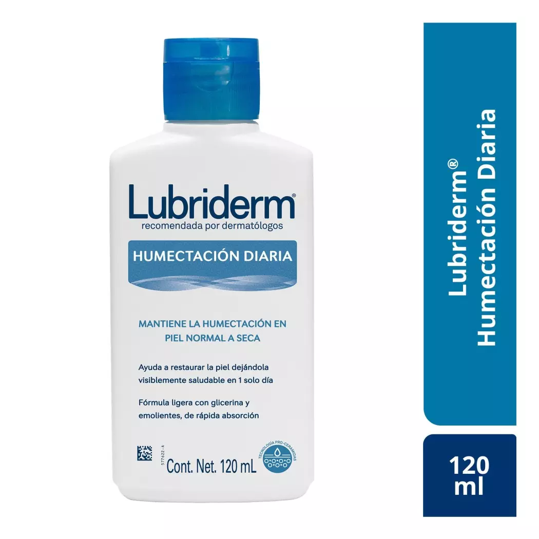 Lubriderm Humectación Diaria 120 mL - Crema Corporal