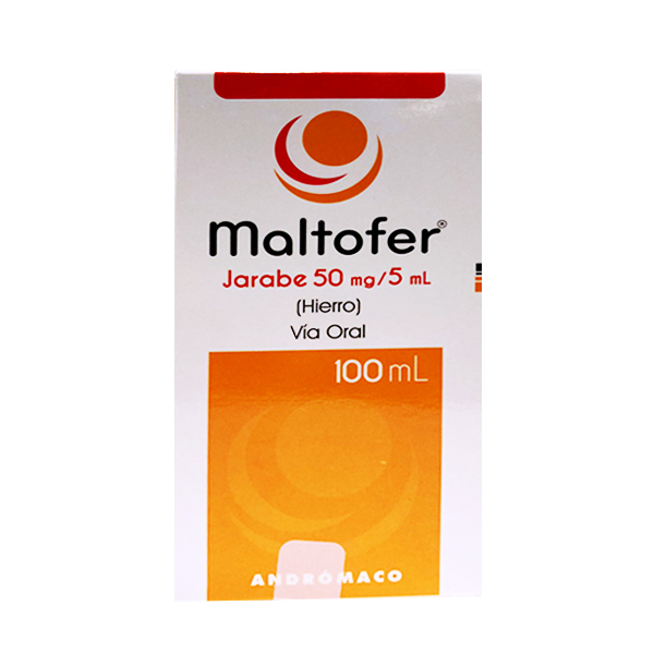 Maltofer Jarabe 50 mg/5 mL x 100 mL - Hierro Polimaltosa